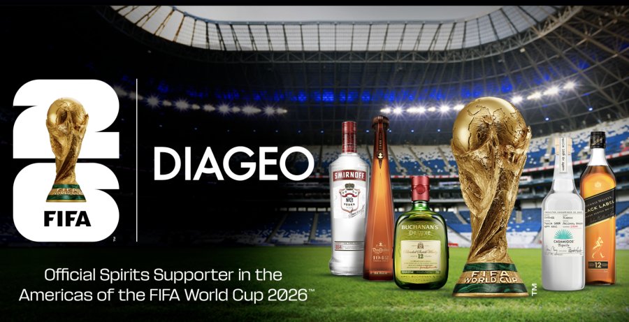 Diageo será promotor oficial de bebidas espirituosas de la Copa Mundial de la FIFA 26™ en Norteamérica, Centroamérica y Sudamérica