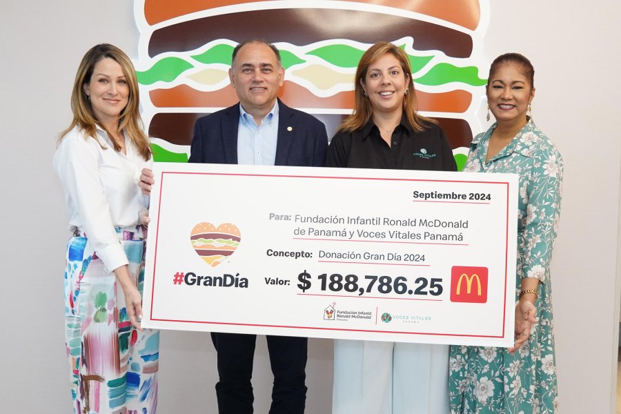 El Gran Día de McDonald’s recolectó más de 180 mil dólares para apoyar a madres adolescentes y familias panameñas