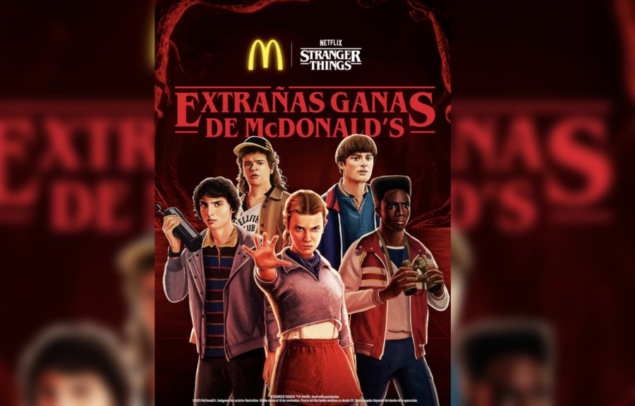 ‘Extrañas ganas de McDonald’s’: Lanzan menú inspirado en la última temporada de Stranger Things