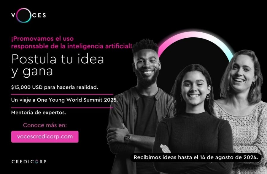 Jóvenes panameños tienen hasta el 14 de agosto para sumarse a VOCES por la ConciencIA Digital