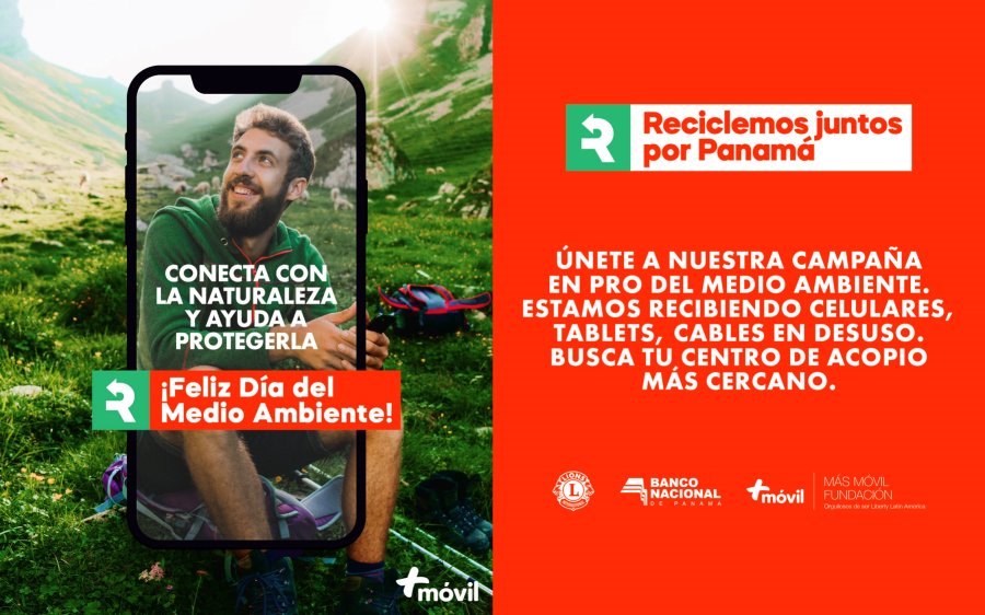 Más Móvil y Fundación Más Móvil lanzan “Reciclemos Juntos por Panamá”
