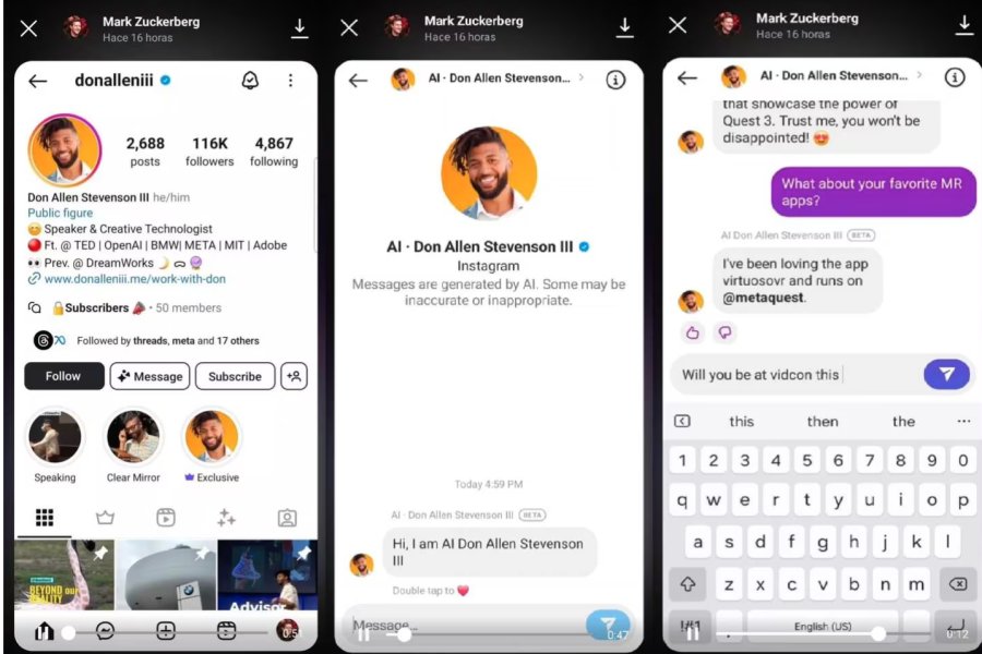 Meta e Instagram prueban nuevos chatbots para creadores de contenido