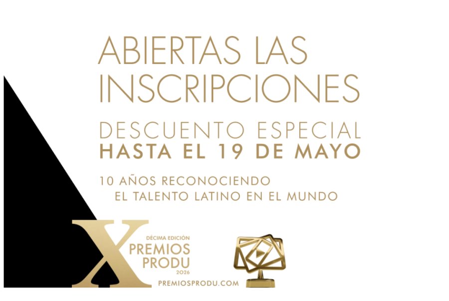 Premios PRODU 2026 abre inscripciones y celebra diez a&ntilde;os reconociendo al talento latino