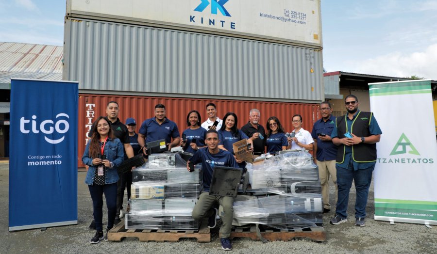 “Un Celular, un Árbol” de Tigo Panamá recibe aporte de Grupo H. Tzanetatos