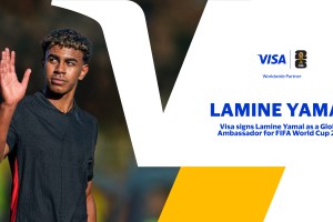 Visa anuncia a Lamine Yamal como embajador global rumbo a la Copa Mundial de la FIFA 26™